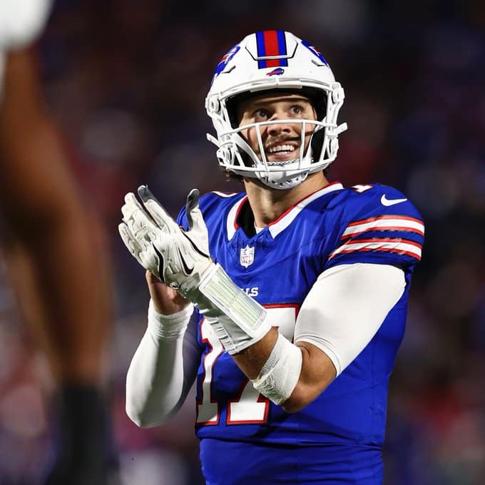 Josh Allen, una de las grandes figuras de la NFL, dirá presente en Buffalo Bills vs Baltimore Ravens.