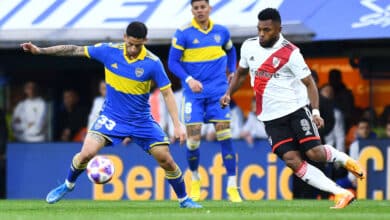 La deuda de Miguel Borja frente a Boca en la Bombonera