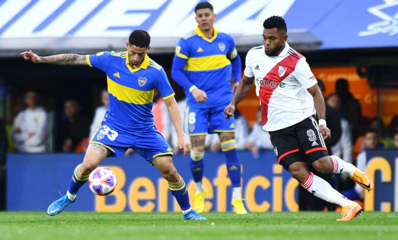 La deuda de Miguel Borja frente a Boca en la Bombonera