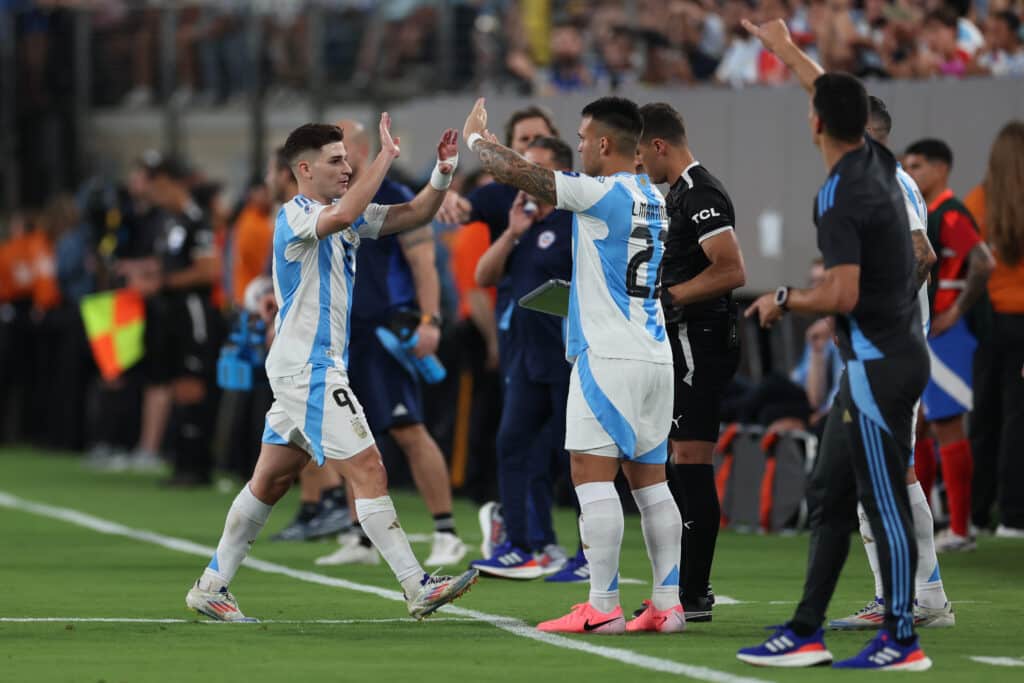 Julián Álvarez Lautaro Martínez Selección Argentina