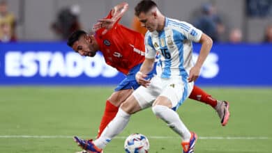 Argentina vs. Chile, en un duelo bien caliente en Buenos Aires.