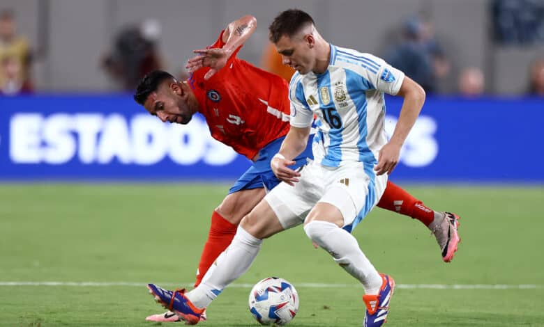 Argentina vs. Chile, en un duelo bien caliente en Buenos Aires.