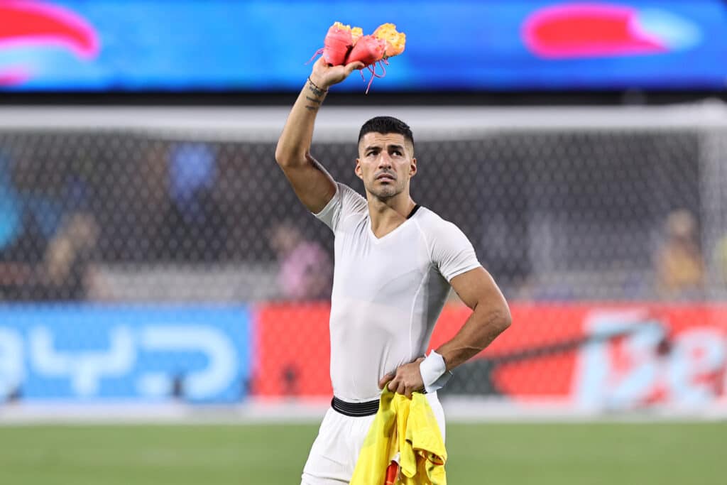 Venezuela vs Uruguay: en la igualdad sin goles contra Paraguay, Luis Suárez jugó su último partido con la celeste(Photo by Omar Vega/Getty Images)