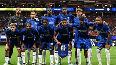 La probable formación de Chelsea vs. Everton