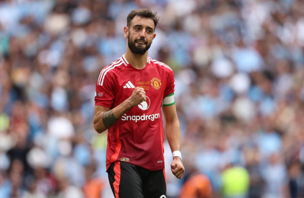 El Manchester United quiere buscar un golpe anímico bajo el mando de Ruben Amorim. (Photo by Neal Simpson/Sportsphoto/Allstar via Getty Images)