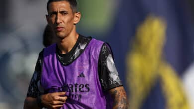 Ángel Di María entrenamiento en Benfica