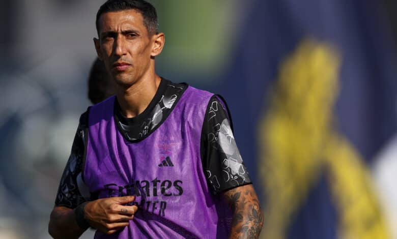 Ángel Di María entrenamiento en Benfica