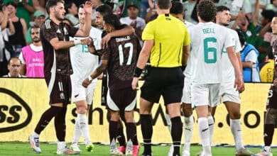 La Selección Mexicana fue castigado por la afición en Pasadena, California.