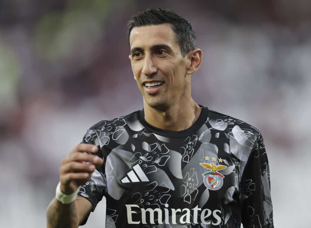 Ángel Di María vuelve a ser titular en Benfica