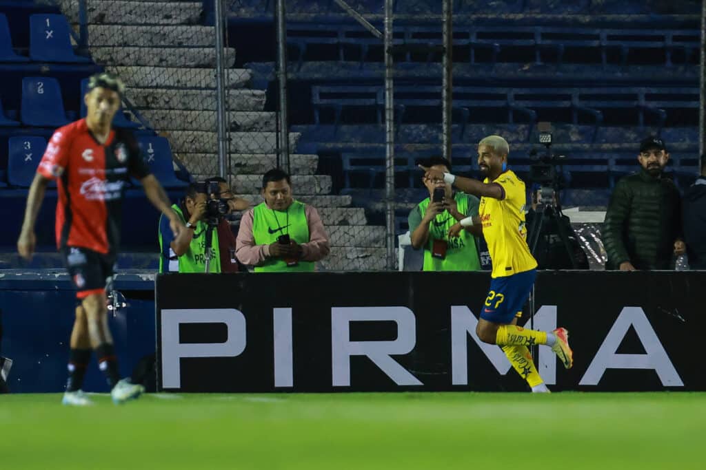 En la Liga MX, Rodrigo Aguirre suma cinco partidos como jugador del América.