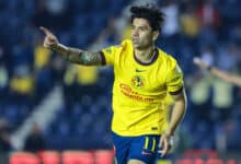 Víctor Dávila marcó su primer gol con la playera del América.