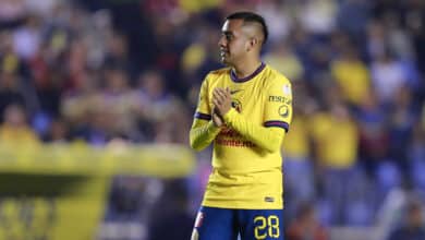 Erick Sánchez en el partido frente al Atlas de Guadalajara.