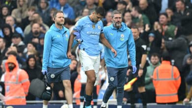 Rodri salió lesionado