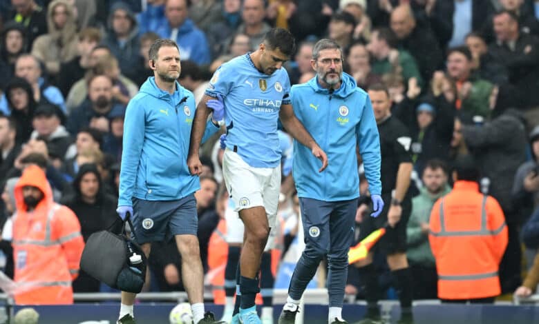 Rodri salió lesionado