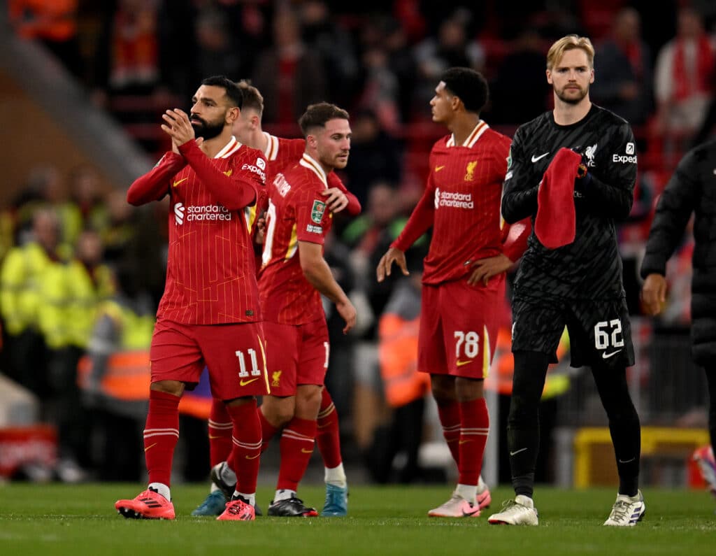 Liverpool vs Bologna: los ingleses ganaron en el debut de Champions, mediante un sólido triunfo en San Siro ante Milán. (Photo by Andrew Powell/Liverpool FC via Getty Images)