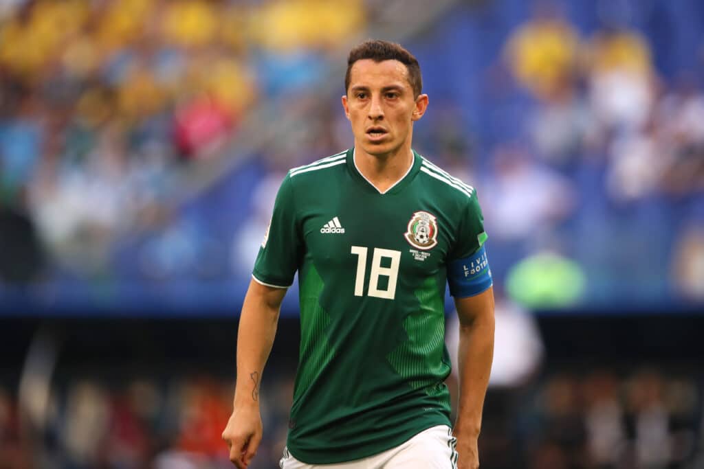 Con la Selección Mexicana, Andrés Guardado jugó cinco mundiales.