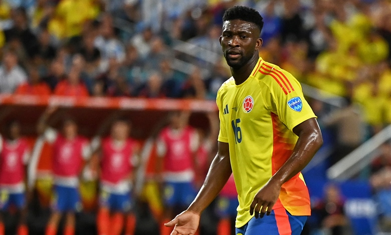 Jefferson Lerma con la Selección Colombia en la Copa América 2024, sería titular en el partido Colombia vs. Chile