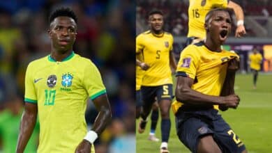 Historial general de Ecuador vs. Brasil por Eliminatorias y otros torneos