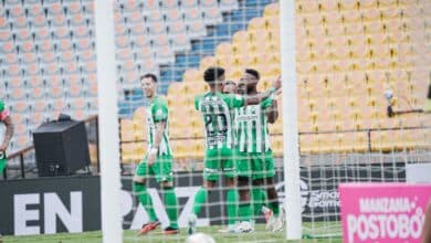 Álvaro Angulo, jugador de Atlético Nacional en la Liga BetPlay