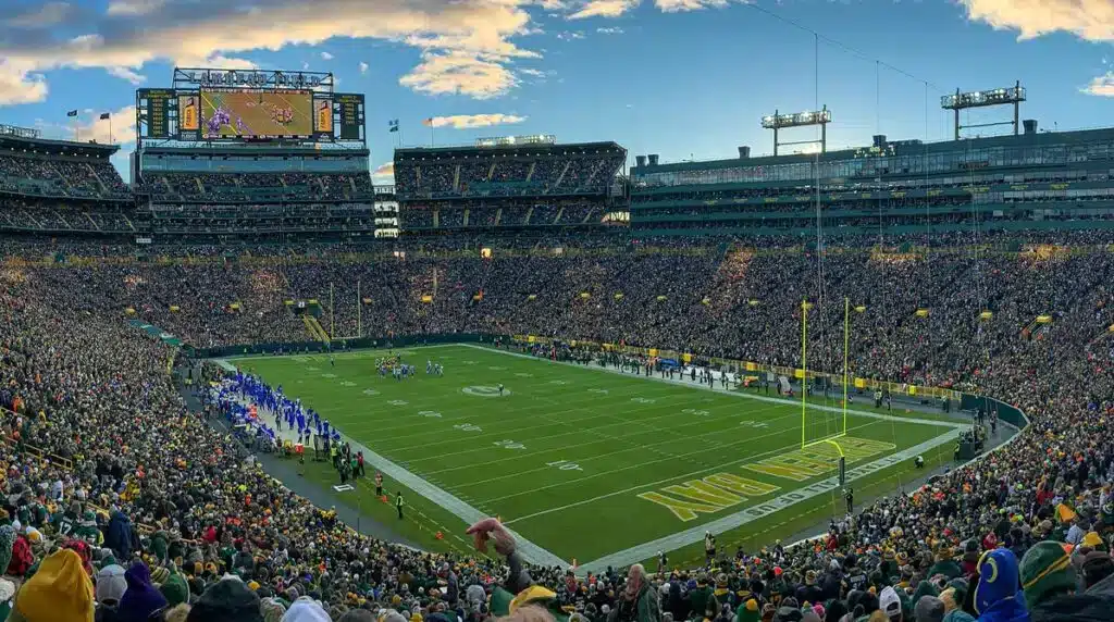 El Lambeau Field es el tercer estadio más grande de la NFL