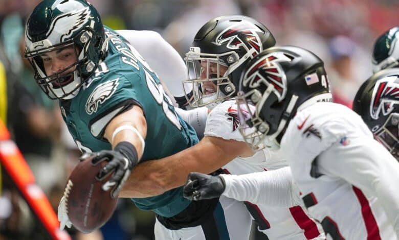 Philadelphia Eagles vs Atlanta Falcons será el cierre de la Semana 2 de la NFL.