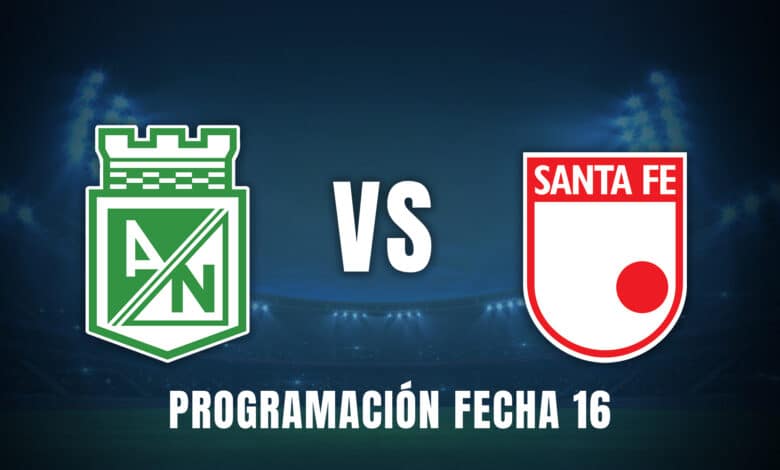 Atlético Nacional vs Santa Fe Liga BetPlay 2024