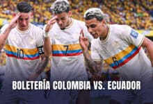 Boletería Colombia vs. Ecuador Eliminatoria