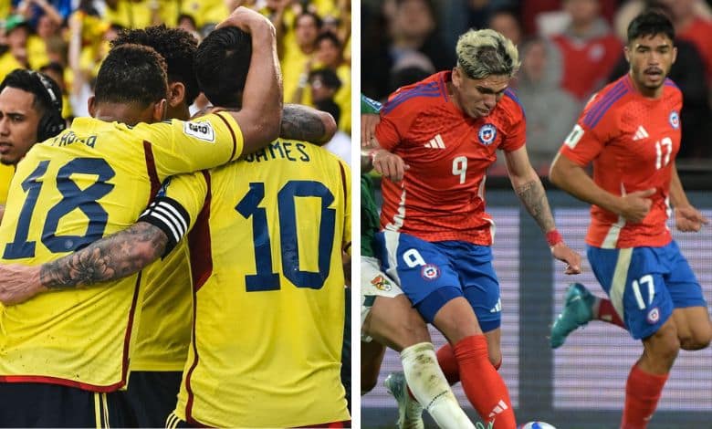 Colombia vs. Chile Eliminatorias sudamericanas 2026