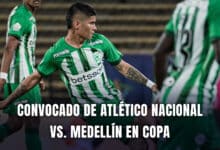 Convocados Atlético Nacional vs. DIM Copa