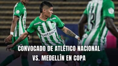 Convocados Atlético Nacional vs. DIM Copa