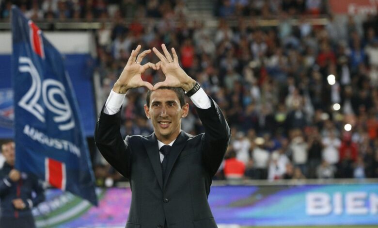 Ángel Di María y un homenaje eterno del PSG