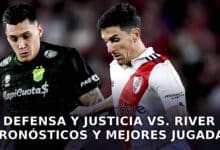 Defensa y Justicia vs. River: los mejores pronósticos y jugadas