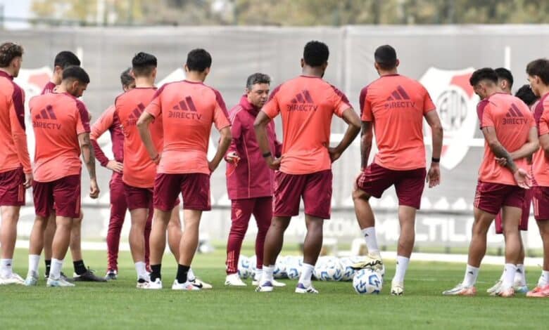 Entrenamiento de River: Marcelo Gallardo define el equipo