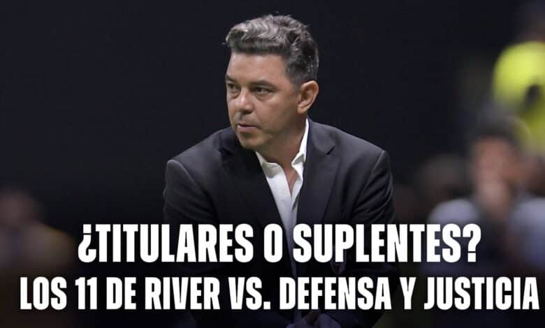 La formación de River vs. Defensa y Justicia por la fecha 19 de la Liga Profesional Argentina