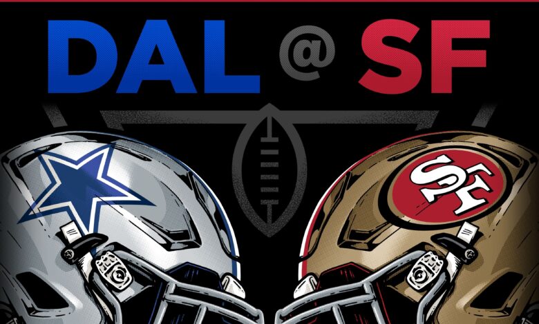 Dallas Cowboys vs San Francisco 49ers será el partido de cierre de esta jornada de domingo de NFL.