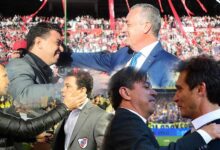 Marcelo Gallardo, mano a mano con los entrenadores de Boca