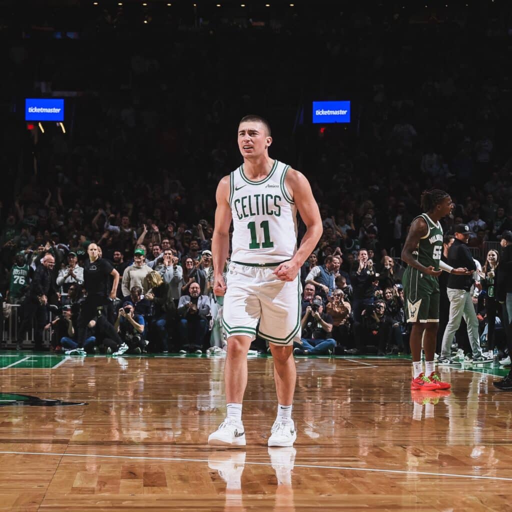 Payton Pritchard, una de las principales figuras que estará presente en Boston Celtics vs Indiana Pacers en la NBA.