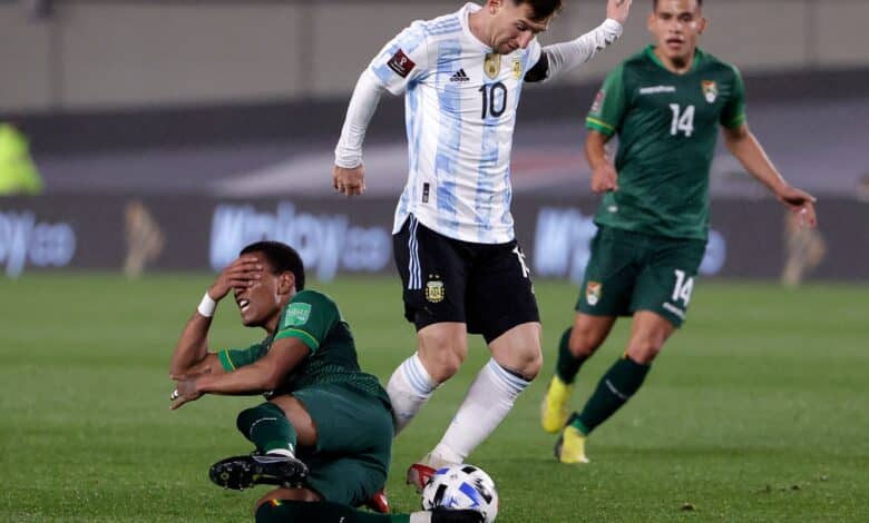 Historial de Lionel Messi vs. Bolivia