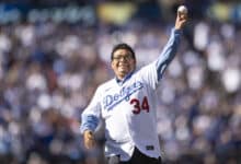 Fernándo Valenzuela, el legendario pitcher mexicano de los LA Dodgers.