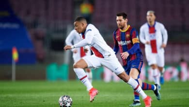 Kylian Mbappé PSG Barcelona Champions League