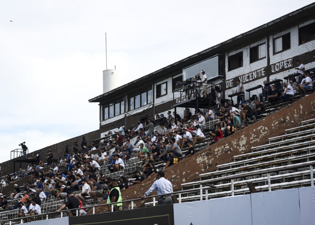 El Estadio Ciudad de VIcente López, listo para otro duelo entre Platense vs. River