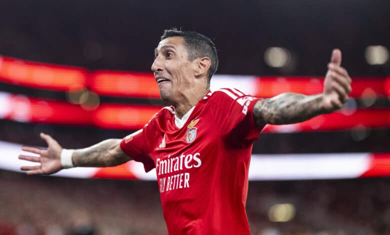 Ángel Di María presente en el duelo entre Benfica vs. Atlético Madrid por la Champions League