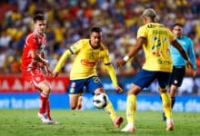 Erick Sánchez con la playera del América en el AP2024.