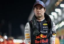 Checo Pérez en el GP de Singapore.