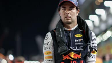 Checo Pérez en el GP de Singapore.