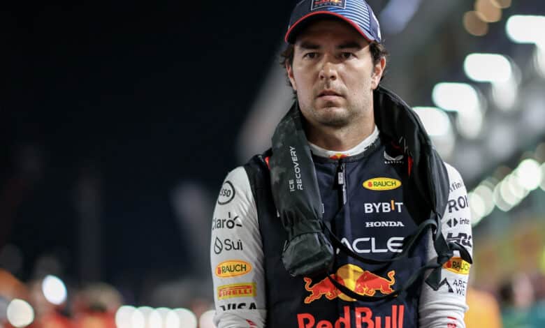 Checo Pérez en el GP de Singapore.