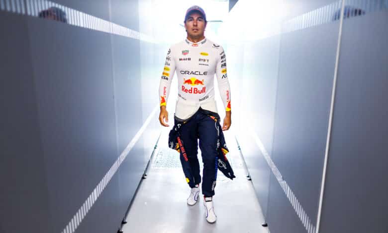 Checo Pérez en el GP de Singapur.