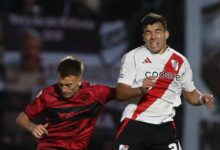 Marcos Acuña, lesionado ante Platense