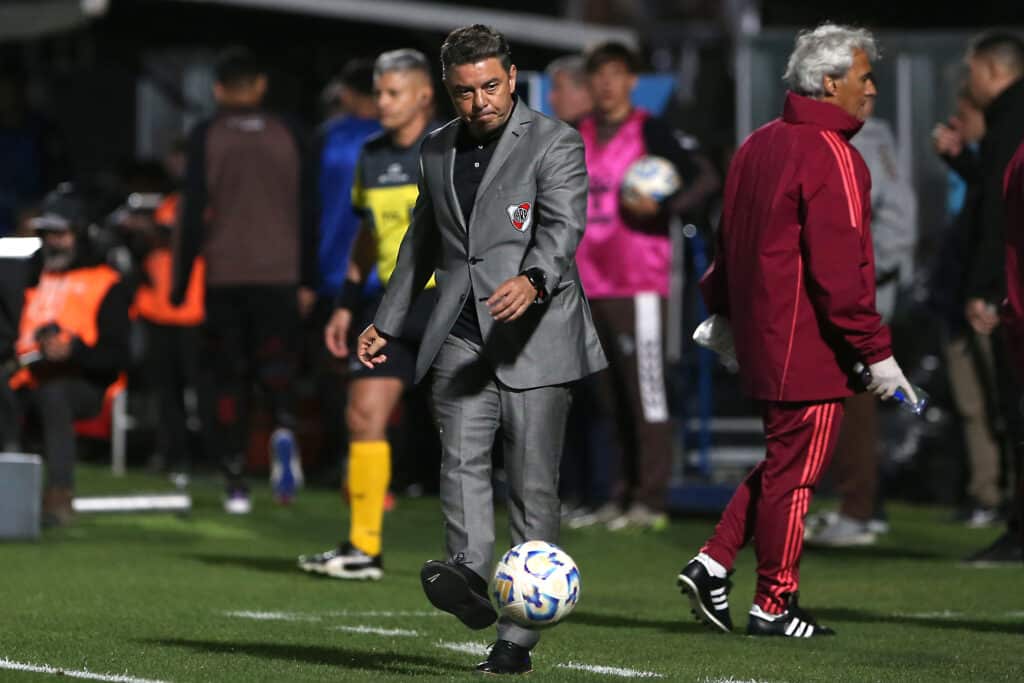 River vs Atlético Mineiro: se espera que Marcelo Gallardo salga con un once muy ofensivo de cara a remontar la serie en el Monumental. (Photo by Daniel Jayo/Getty Images)