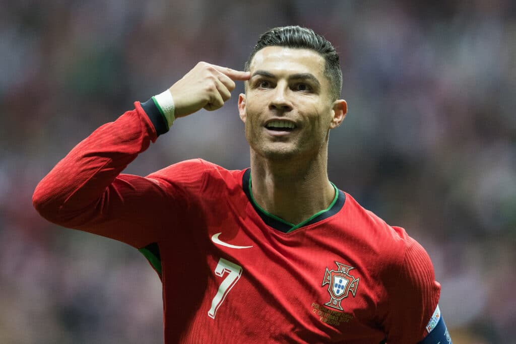 Escocia vs Portugal: Cristiano Ronaldo es uno de los goleadores de la Liga A. Solo Deniz  Undaz lo Iguala en la tabla. Ambos con tres anotaciones. (Foto: NurPhoto via Getty Images)